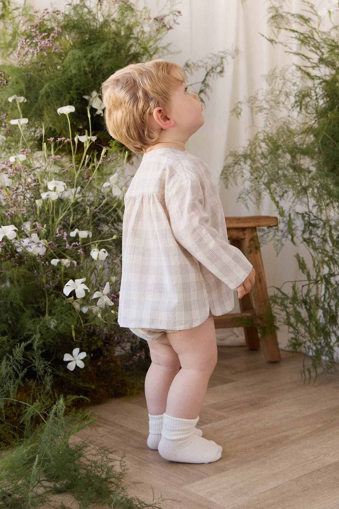 Organic Cotton Eliane Bloomer - Joe Check Natural Childrens Bloomer from Jamie Kay Australia