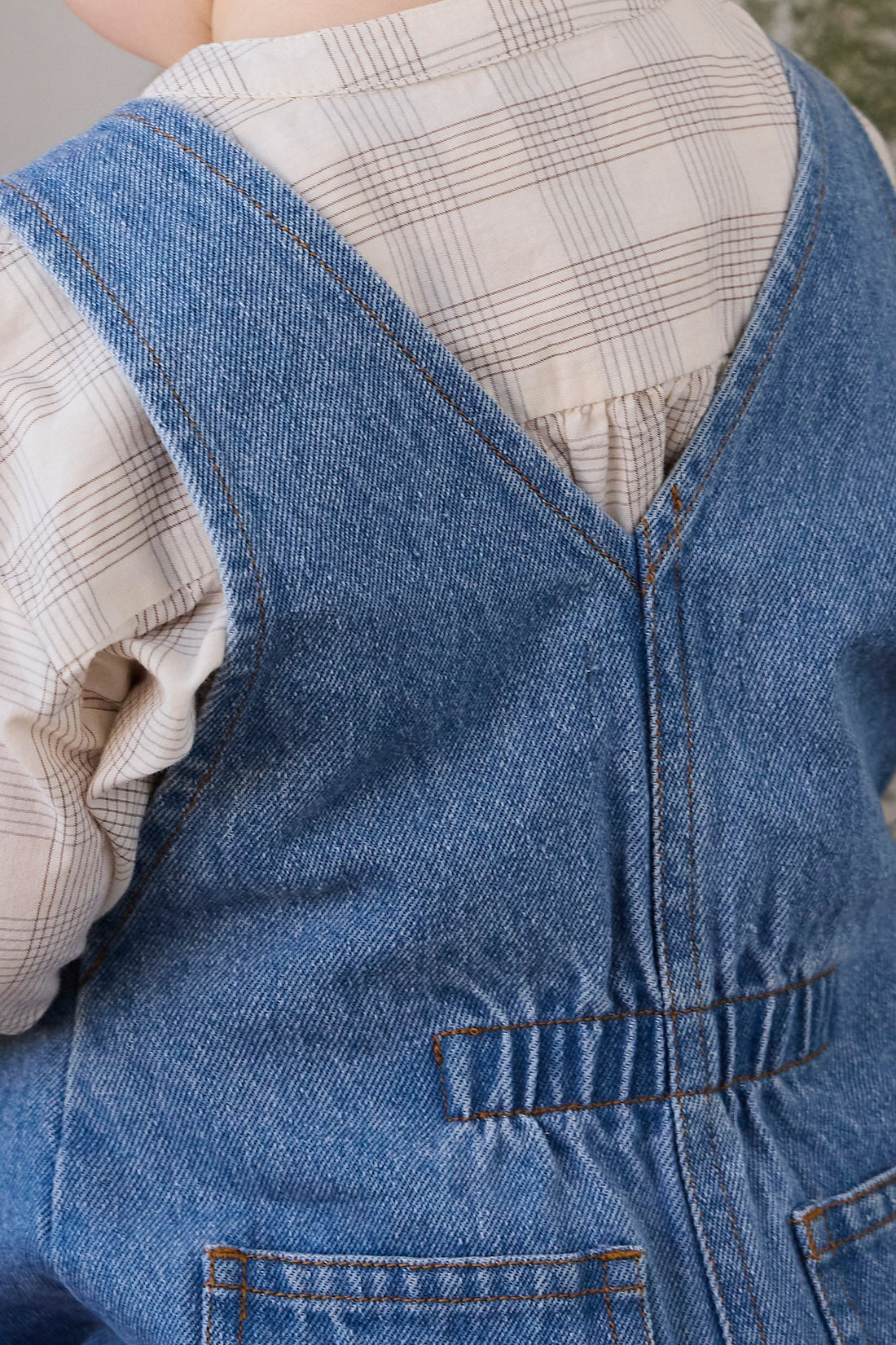 Stefan Denim Playsuit - Heritage Denim Childrens Playsuit from Jamie Kay Australia