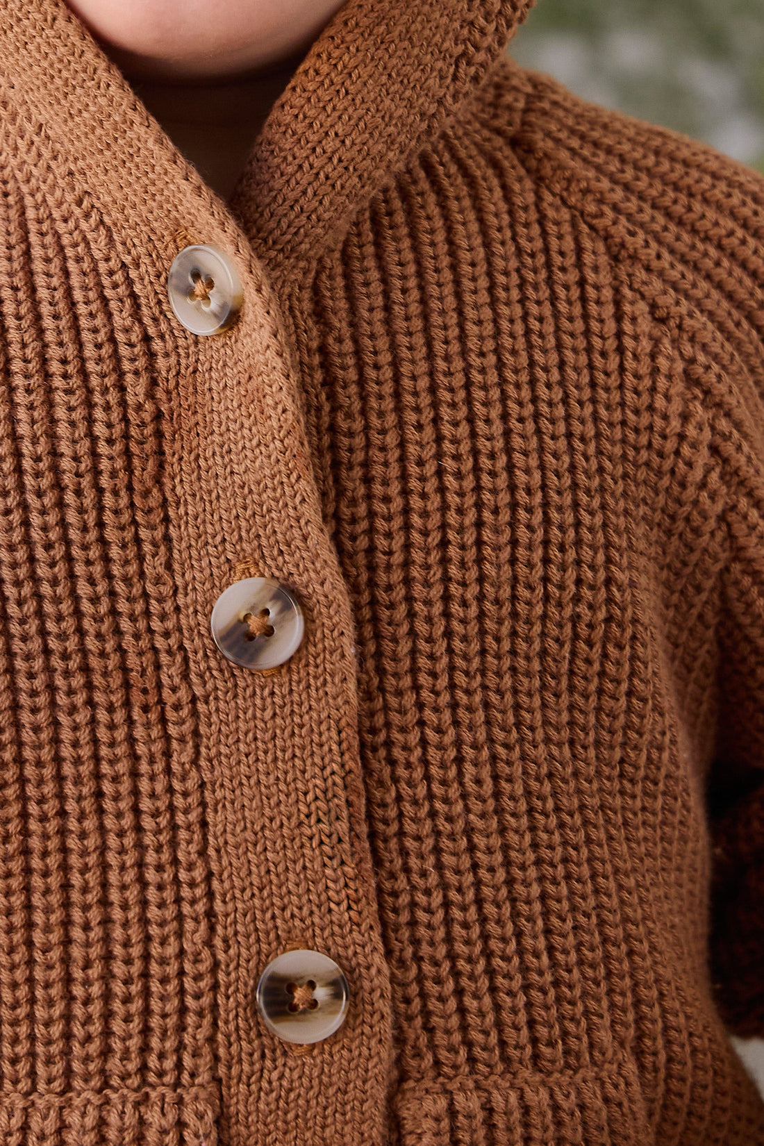 Bear Cardigan - Butterscotch Childrens Cardigan from Jamie Kay Australia