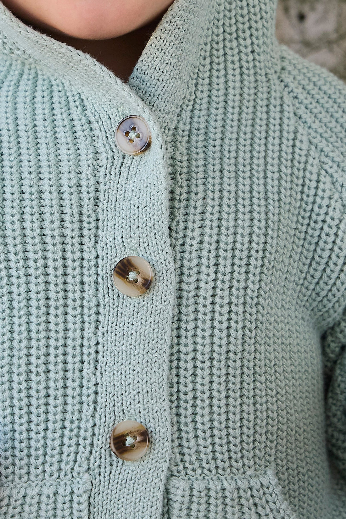 Bear Cardigan - Reef Childrens Cardigan from Jamie Kay Australia