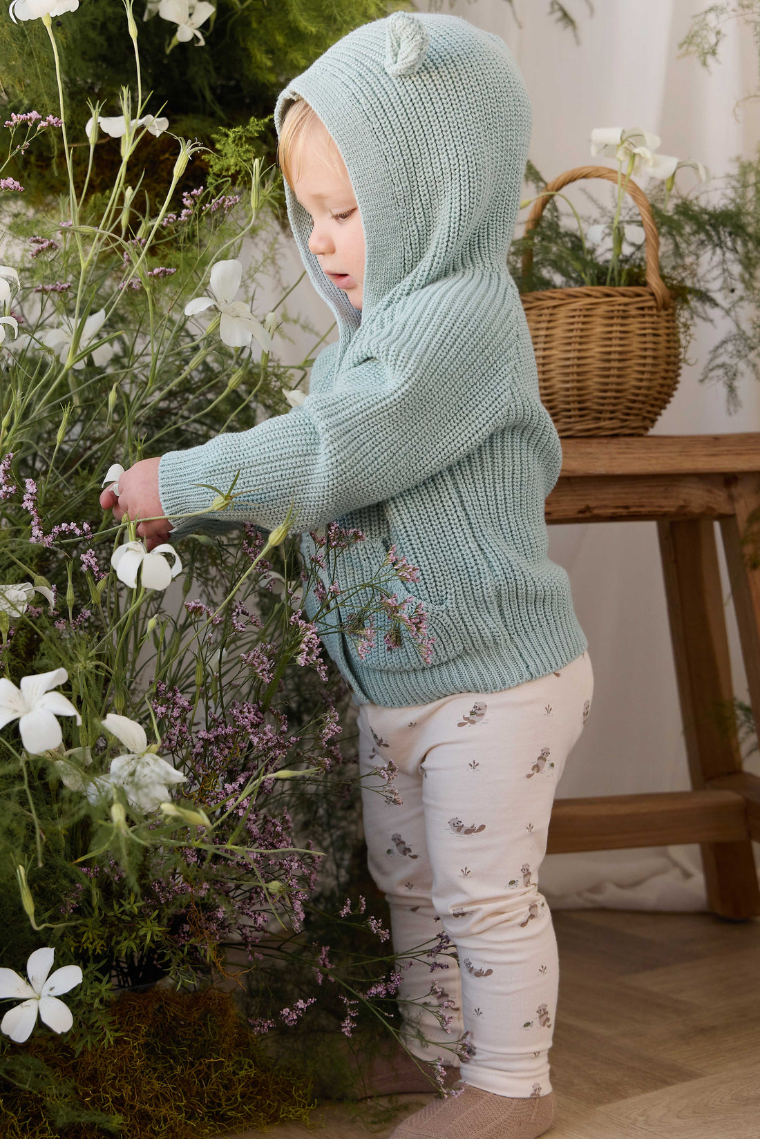 Bear Cardigan - Reef Childrens Cardigan from Jamie Kay Australia