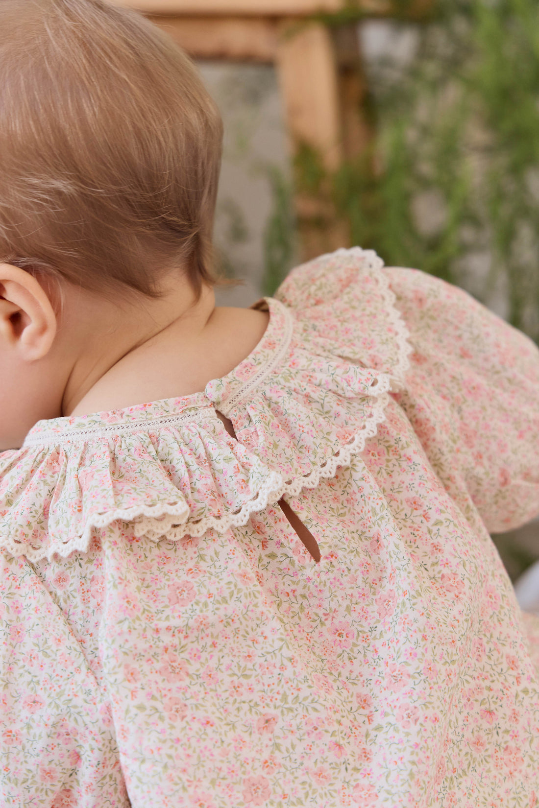 Organic Cotton Misty Top - Flora Pink Childrens Top from Jamie Kay Australia