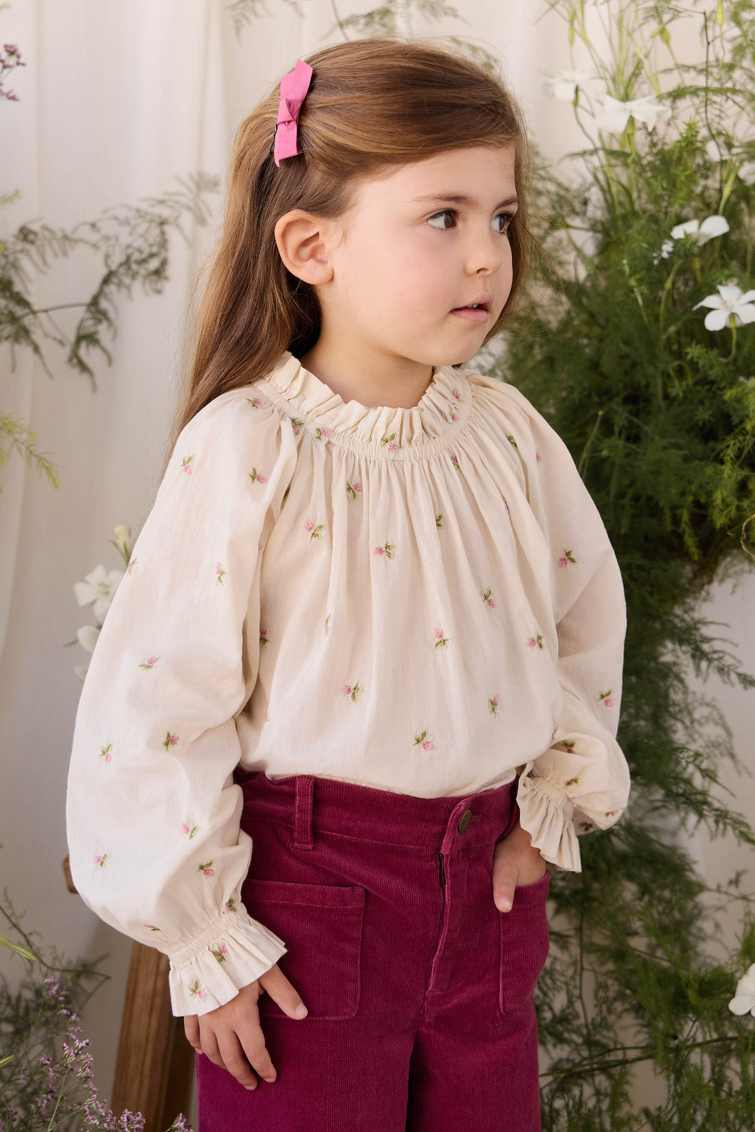 Hartlen 2PK Clip - Rose Petal Childrens Hair Accessories from Jamie Kay Australia