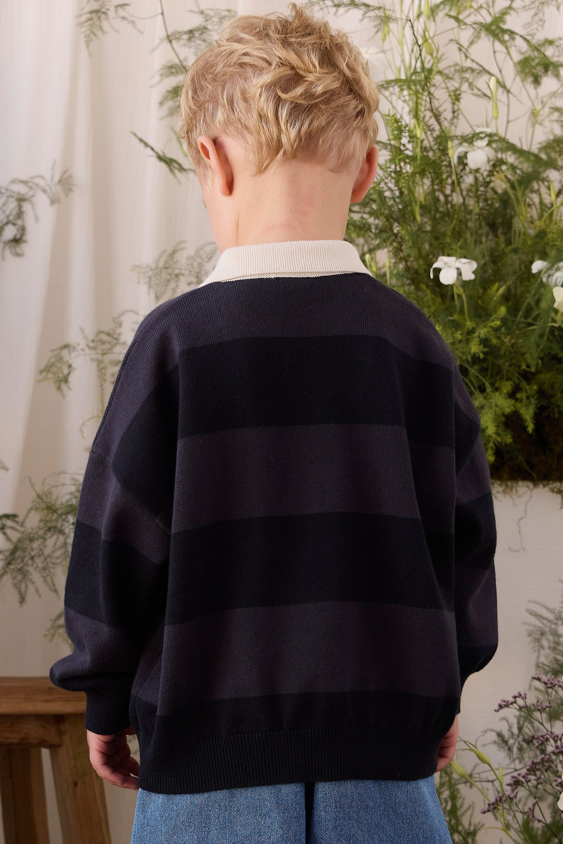 Rowan Knit Jumper - Rowan Stripe Childrens Jumper from Jamie Kay Australia