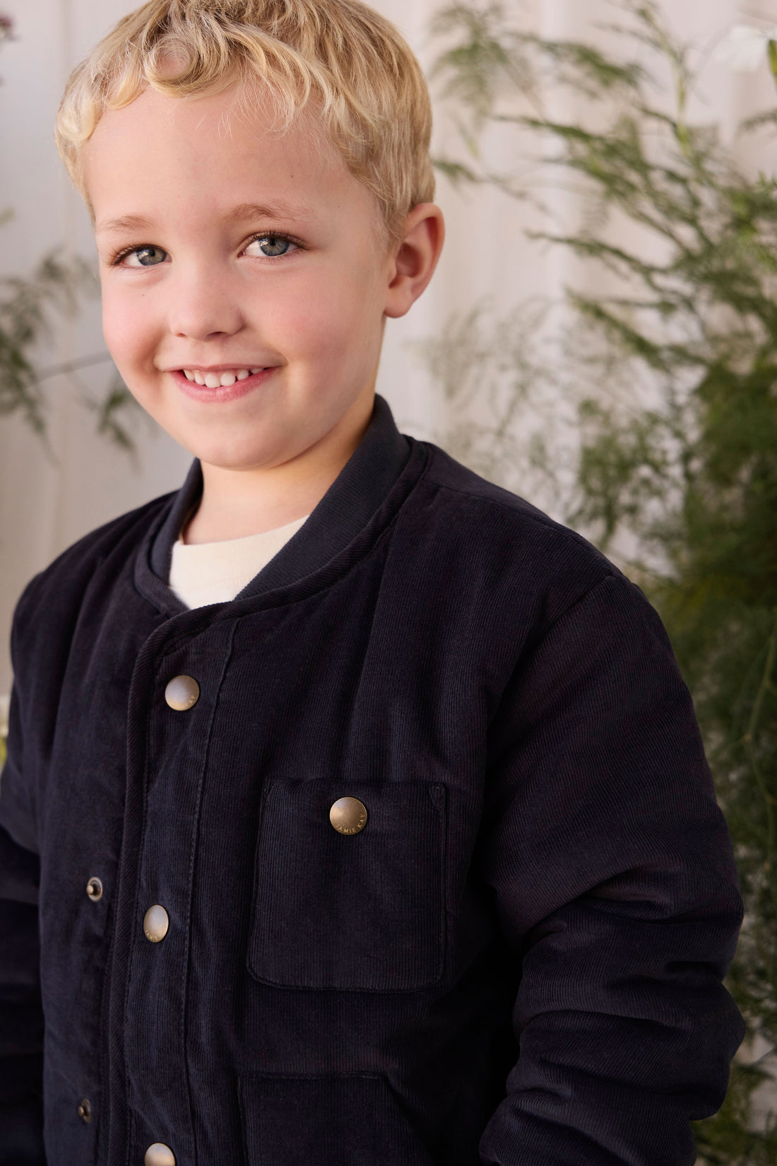 Adley Jacket - Iron Stone Childrens Jacket from Jamie Kay Australia