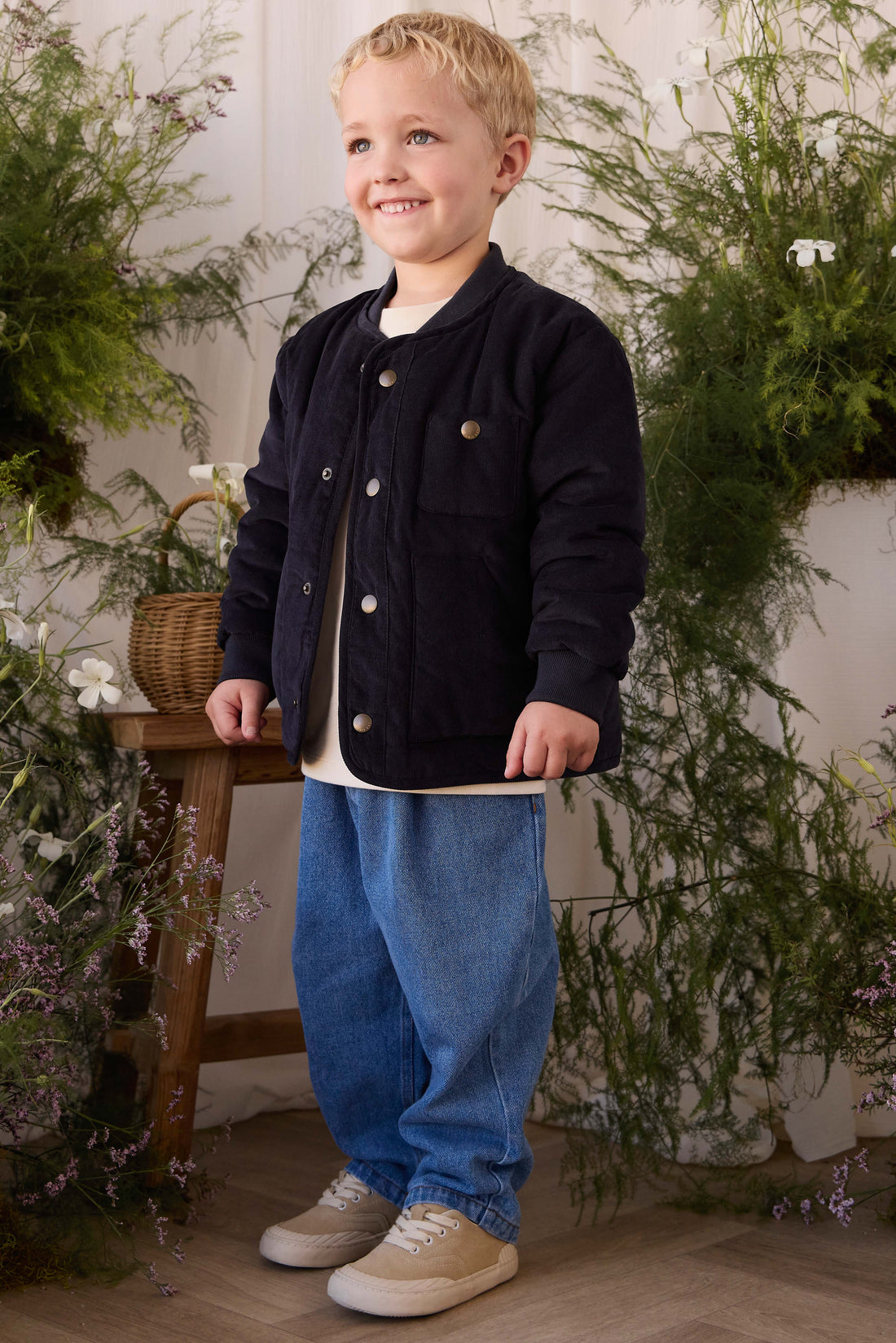 Adley Jacket - Iron Stone Childrens Jacket from Jamie Kay Australia