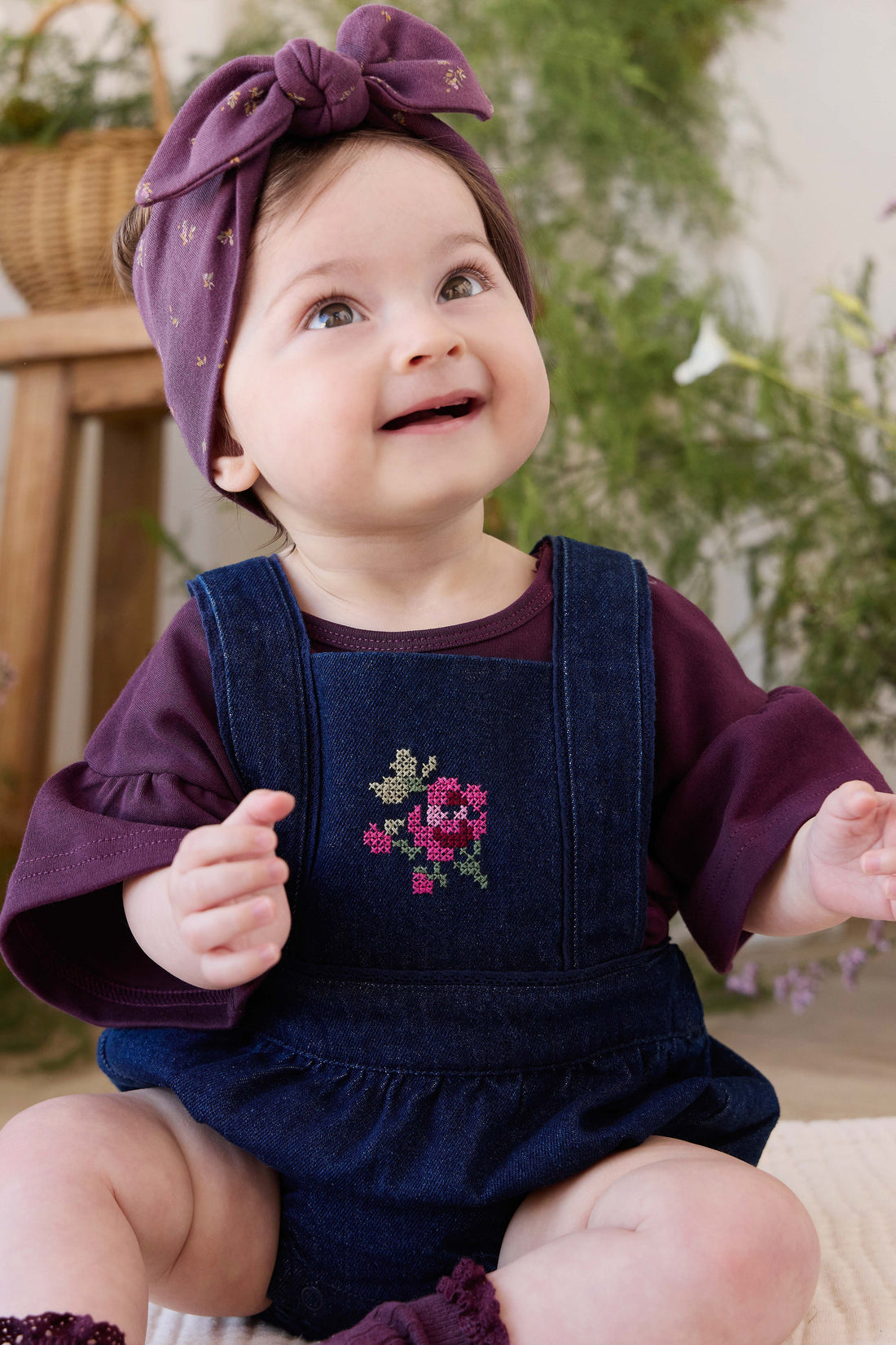 Organic Cotton Headband - Dina Fig Childrens Headband from Jamie Kay Australia