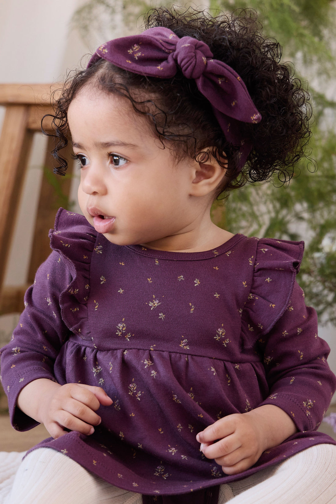 Organic Cotton Vivienne Playsuit - Dina Fig Childrens Playsuit from Jamie Kay Australia