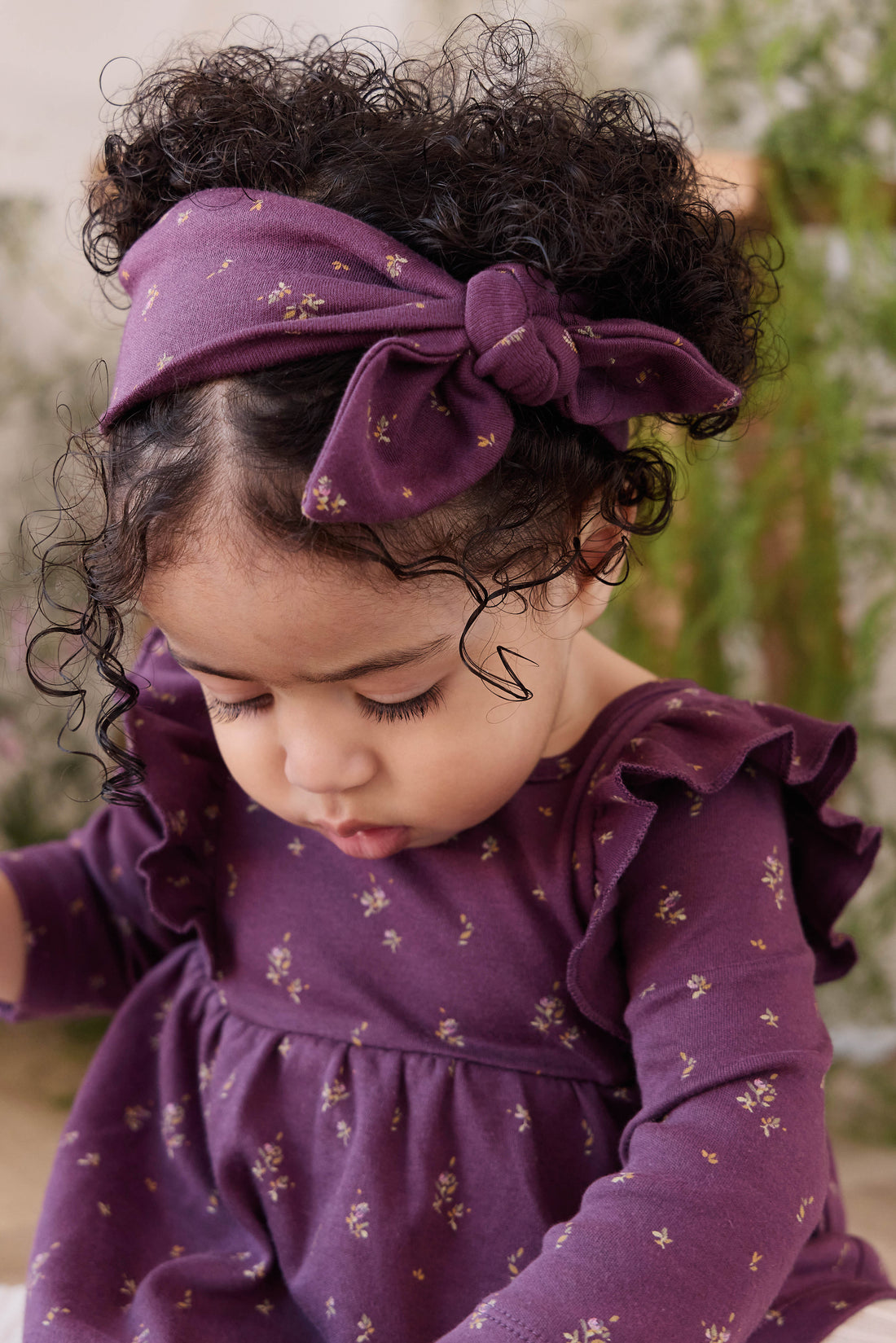 Organic Cotton Vivienne Playsuit - Dina Fig Childrens Playsuit from Jamie Kay Australia