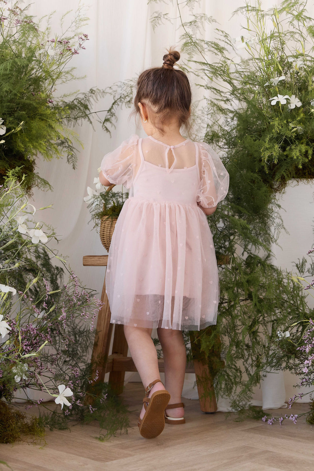 Zoella Tulle Dress - Petite Heart Rosie Childrens Dress from Jamie Kay Australia
