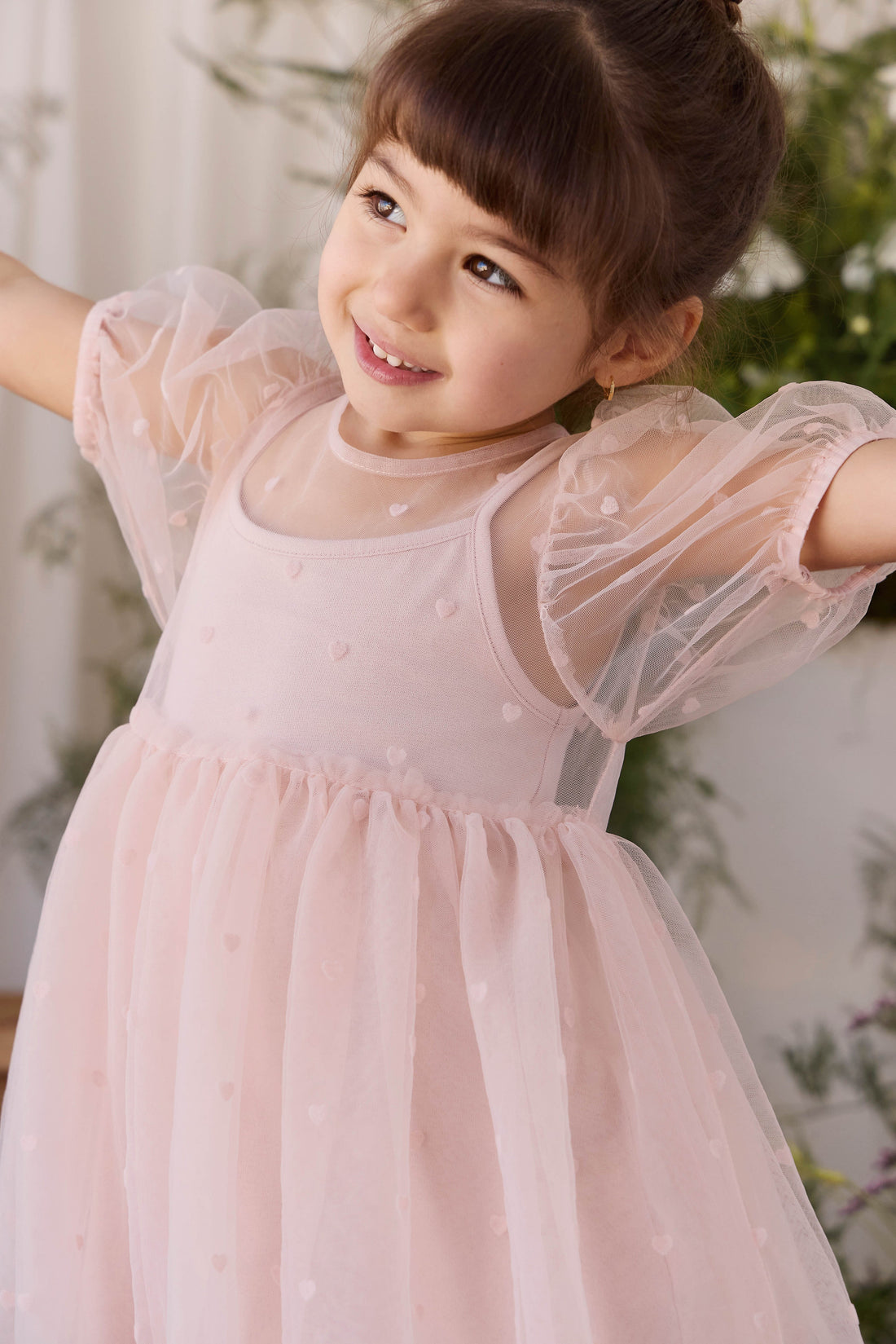 Zoella Tulle Dress - Petite Heart Rosie Childrens Dress from Jamie Kay Australia