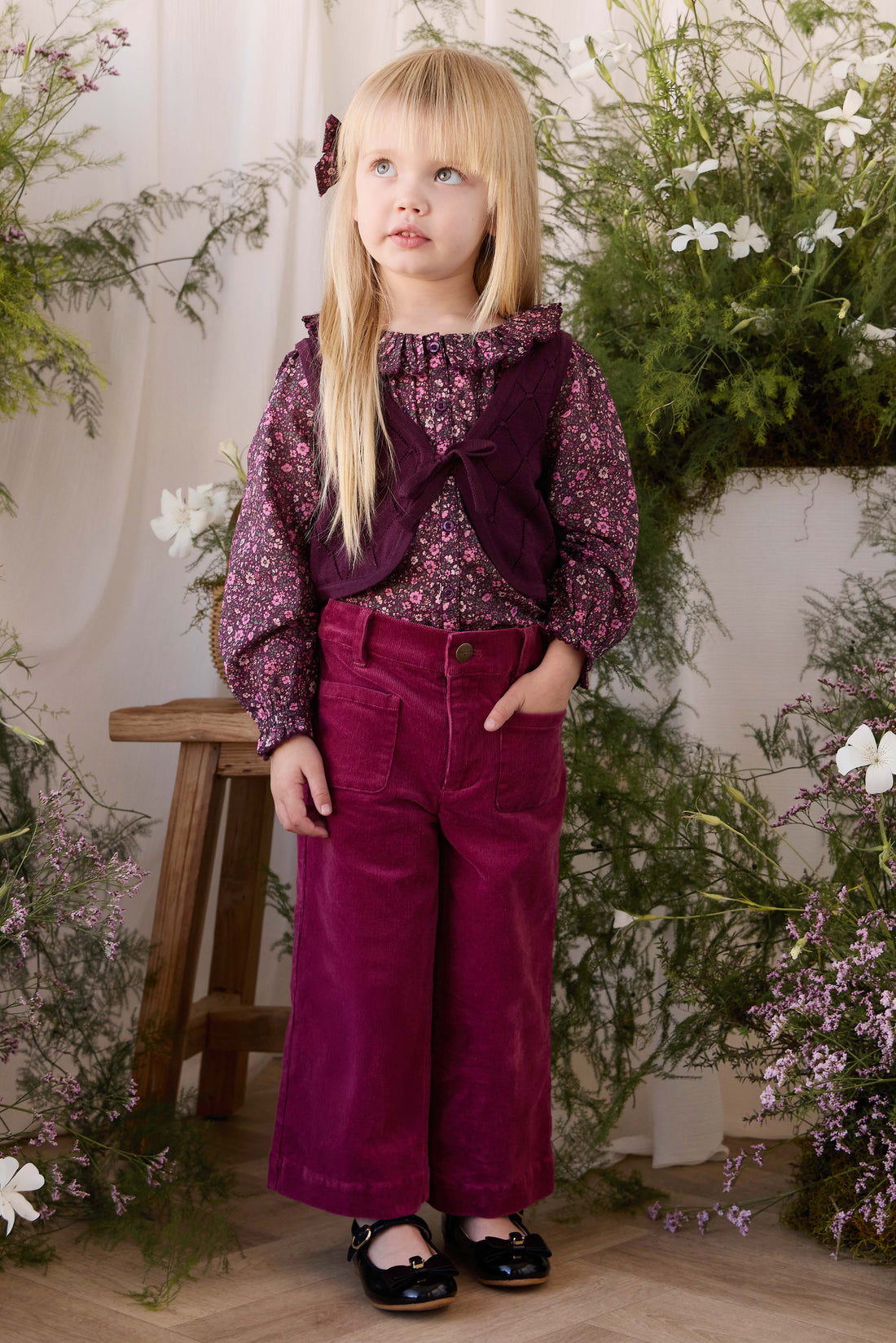 Acacia Pant - Rose Petal Childrens Pant from Jamie Kay Australia