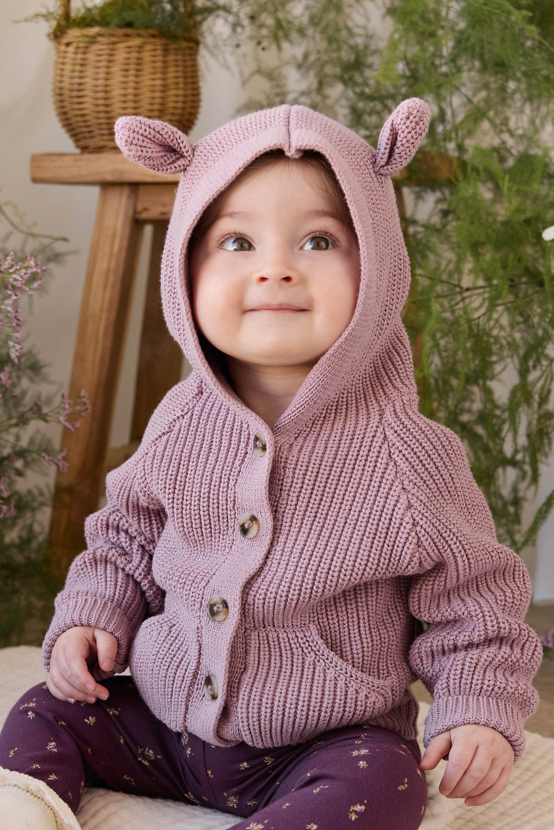 Organic Cotton Everyday Legging - Dina Fig Childrens Legging from Jamie Kay Australia