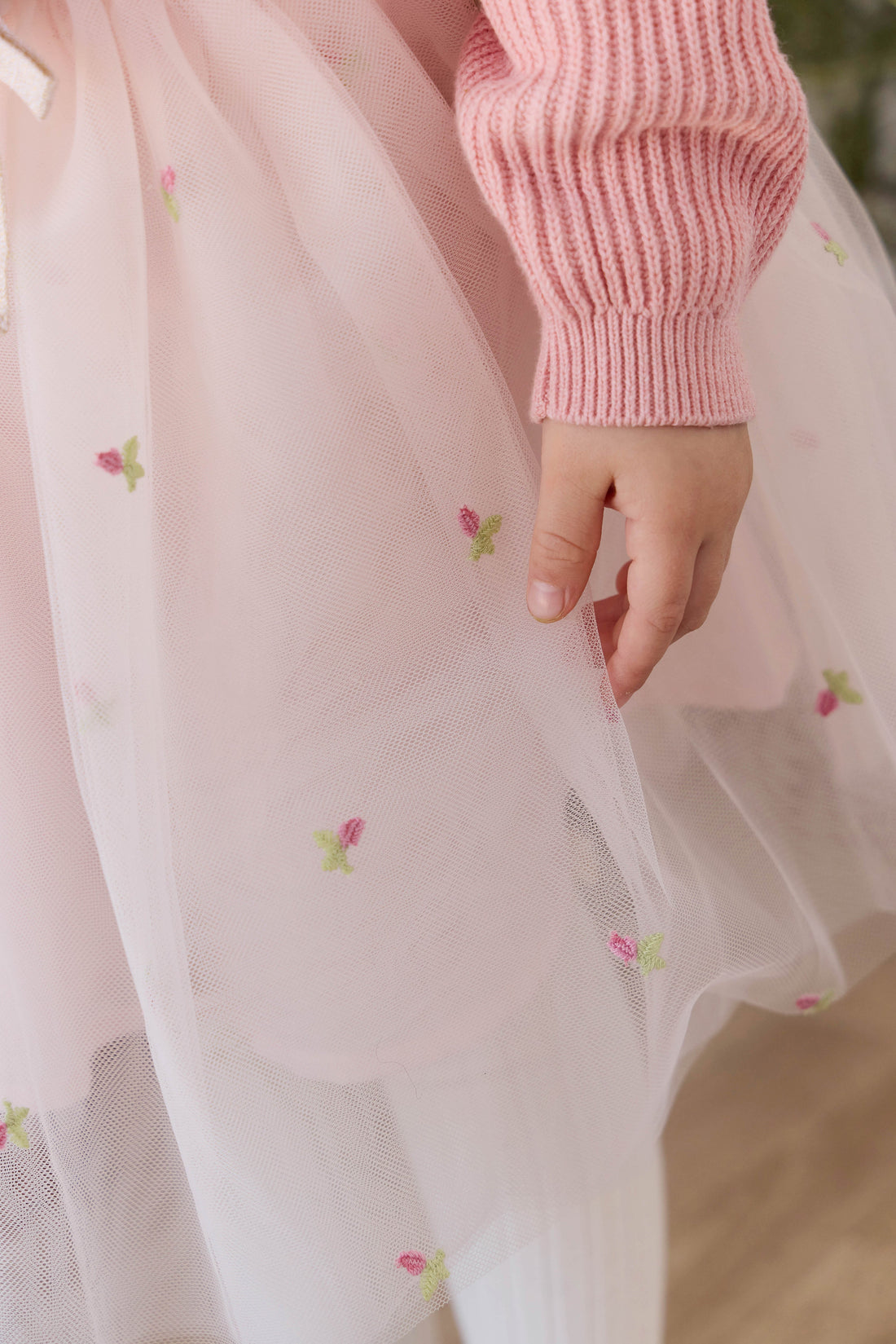 Bellamy Skirt - Rosebud Tulle Childrens Skirt from Jamie Kay Australia