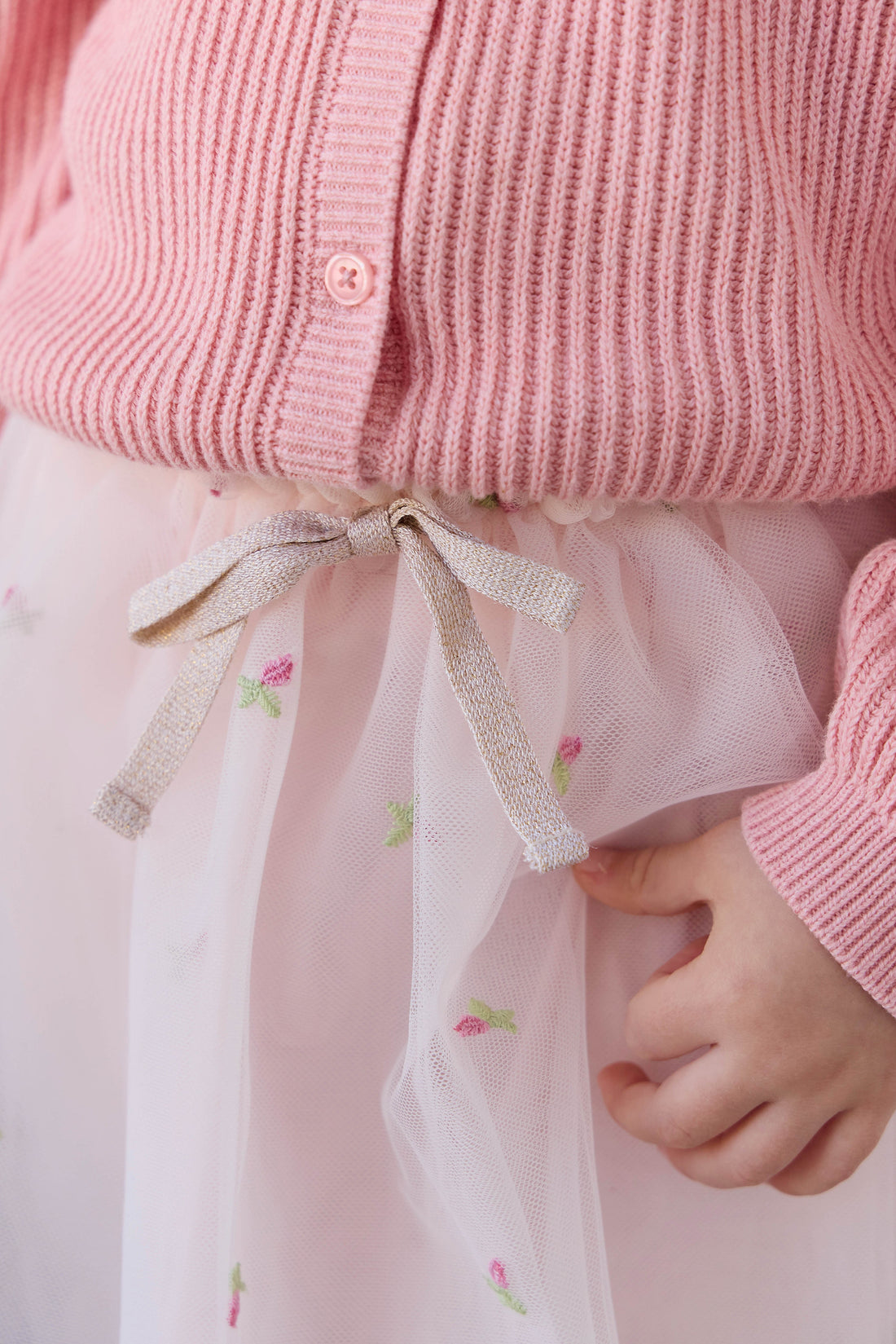 Bellamy Skirt - Rosebud Tulle Childrens Skirt from Jamie Kay Australia