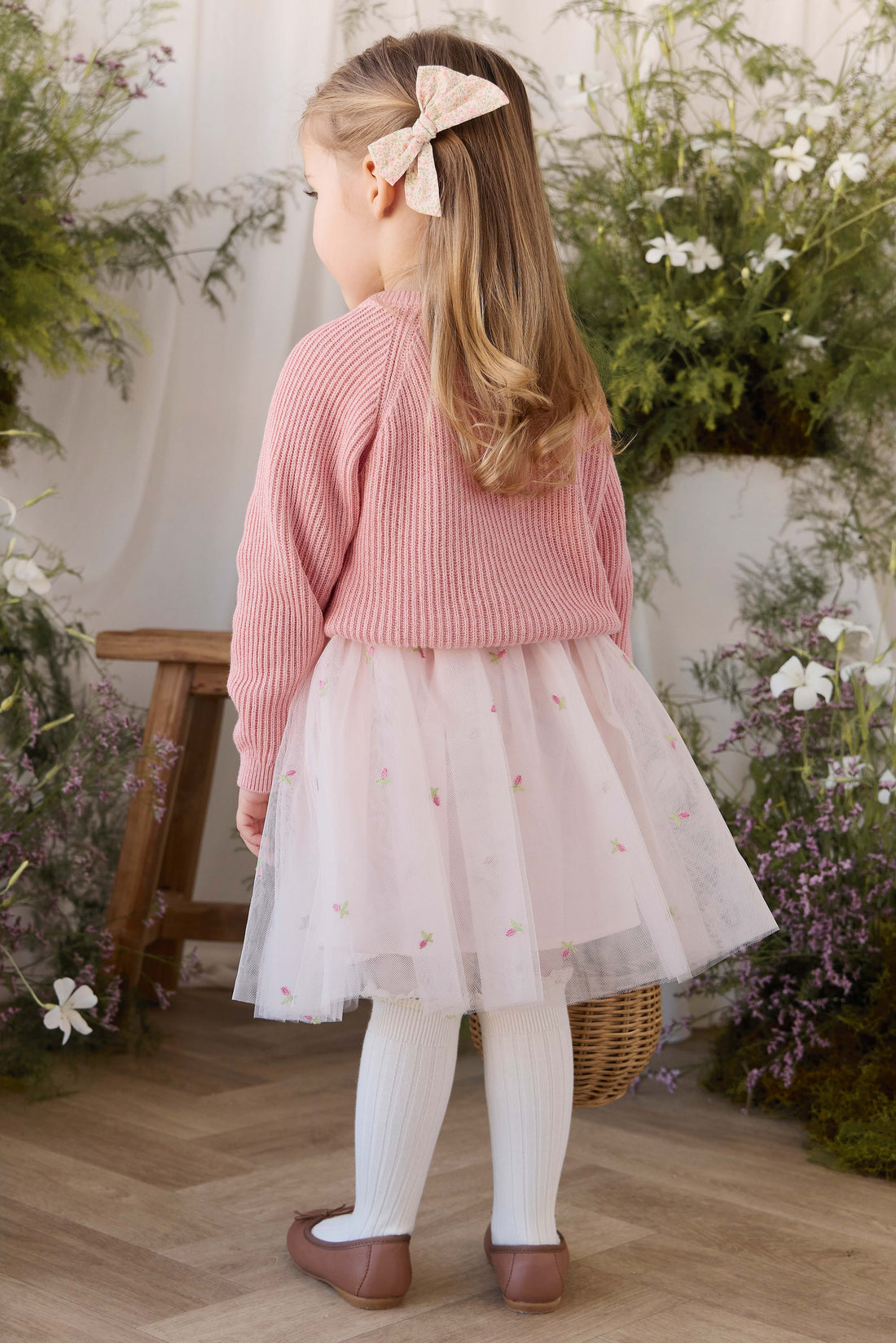 Bellamy Skirt - Rosebud Tulle Childrens Skirt from Jamie Kay Australia