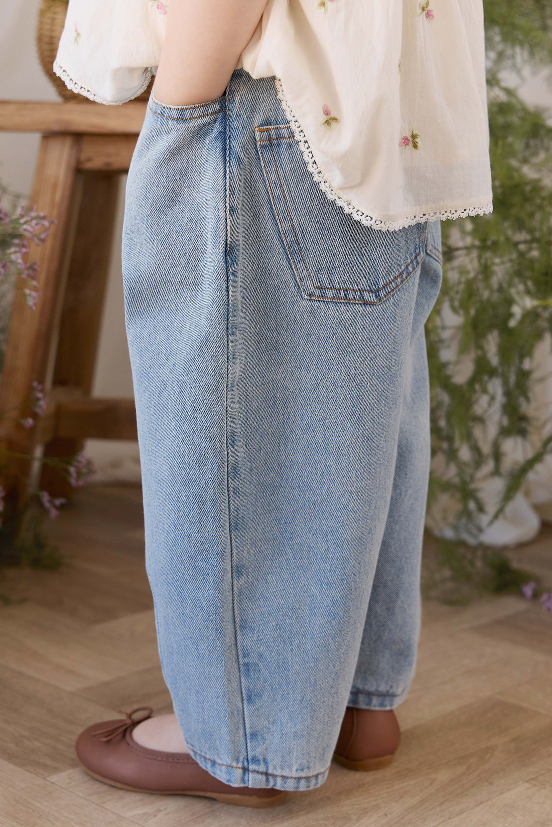 Sierra Pant - Light Wash Childrens Pants from Jamie Kay Australia