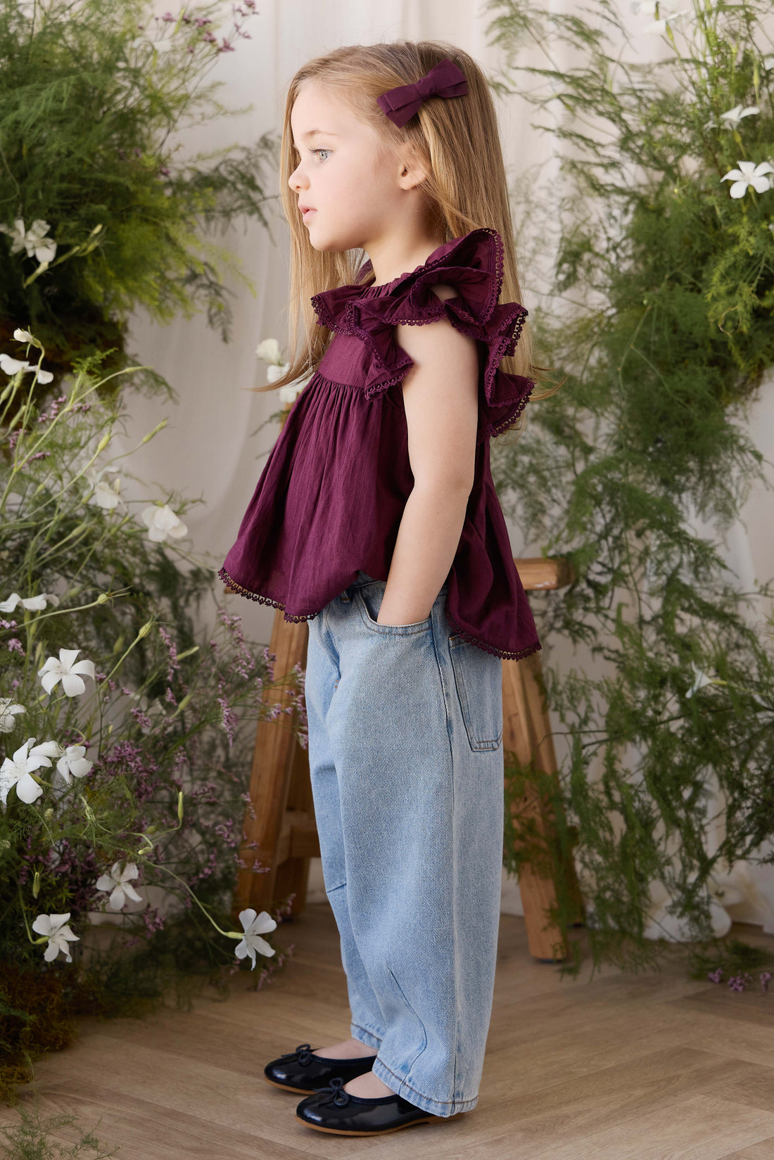 Sierra Pant - Light Wash Childrens Pants from Jamie Kay Australia