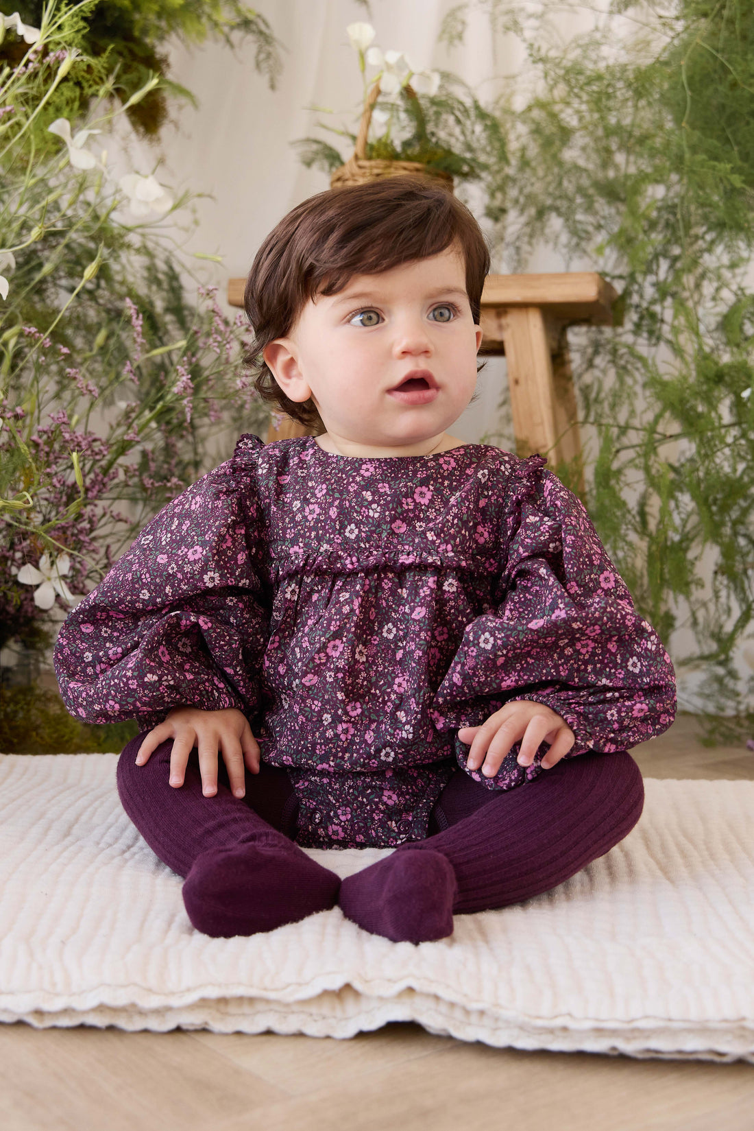 Organic Cotton Frances Playsuit - Flora Fig Childrens Playsuit from Jamie Kay Australia