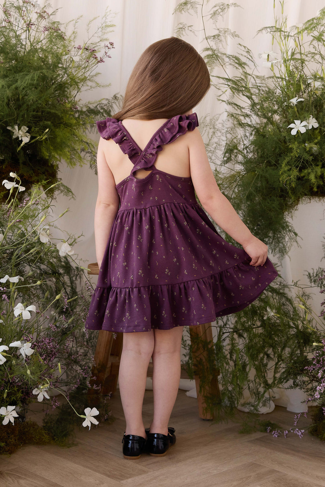 Organic Cotton Addie Dress - Dina Fig Childrens Dress from Jamie Kay Australia