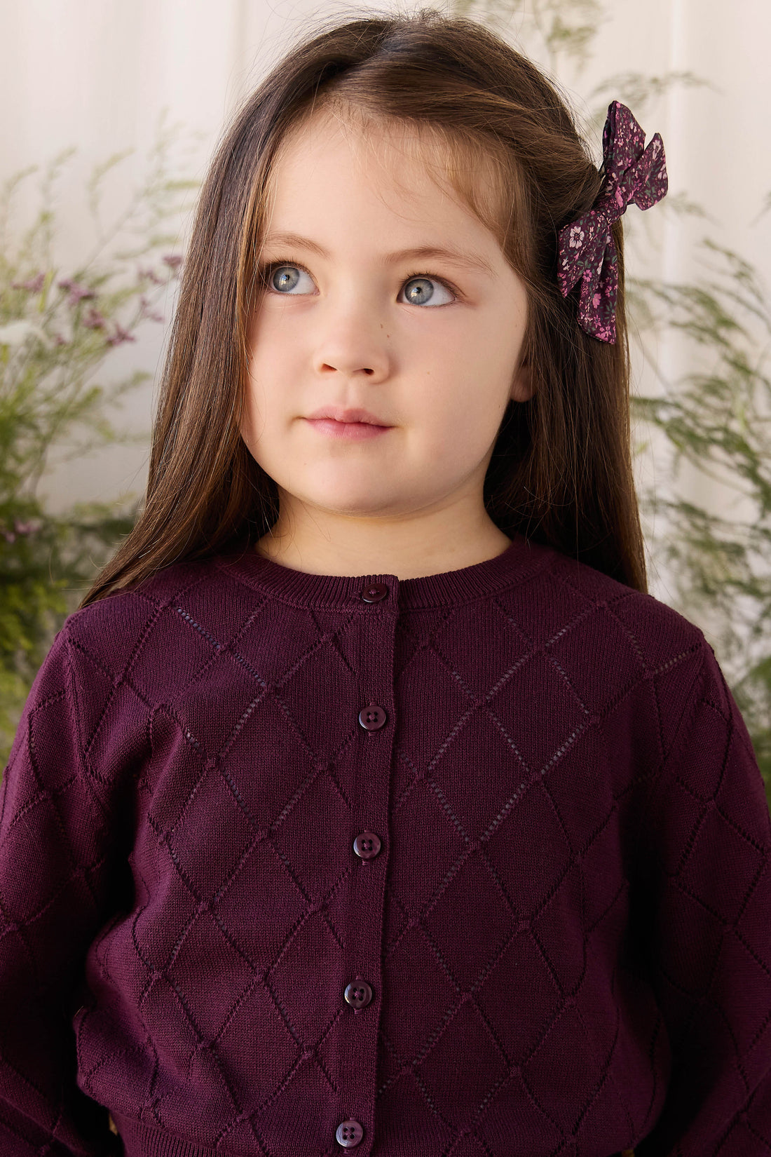 Lilah Cardigan - Fig Childrens Cardigan from Jamie Kay Australia