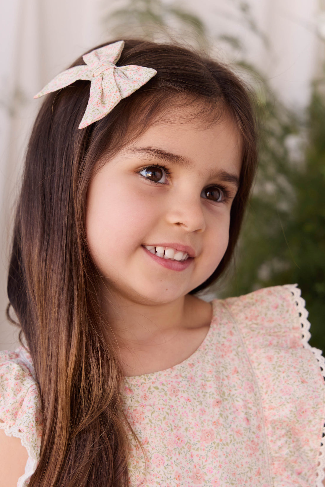 Organic Cotton Helene Dress - Flora Pink Childrens Dress from Jamie Kay Australia