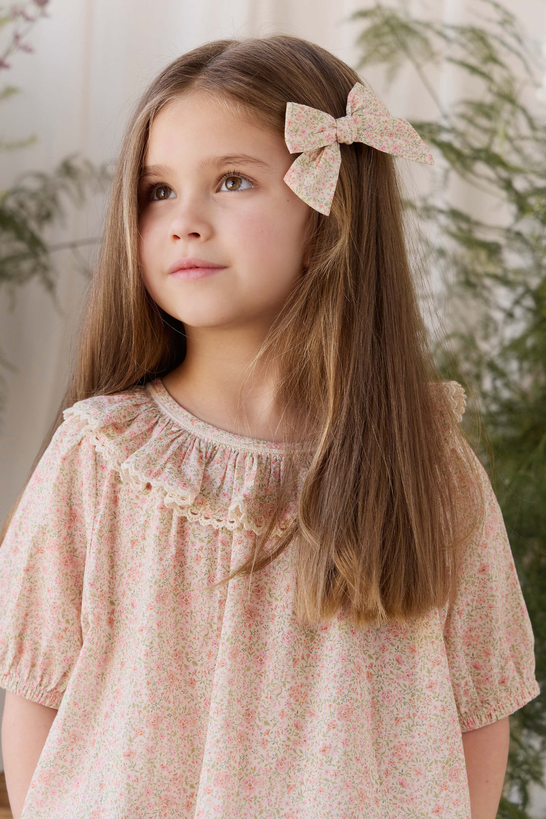 Organic Cotton Misty Top - Flora Pink Childrens Top from Jamie Kay Australia