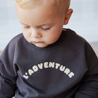 Organic Cotton Damien Sweatshirt - Kalamata L' Adventure Childrens Top from Jamie Kay Australia