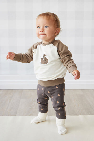 Organic Cotton Tao Sweatshirt - Oak Fox Childrens Top from Jamie Kay Australia