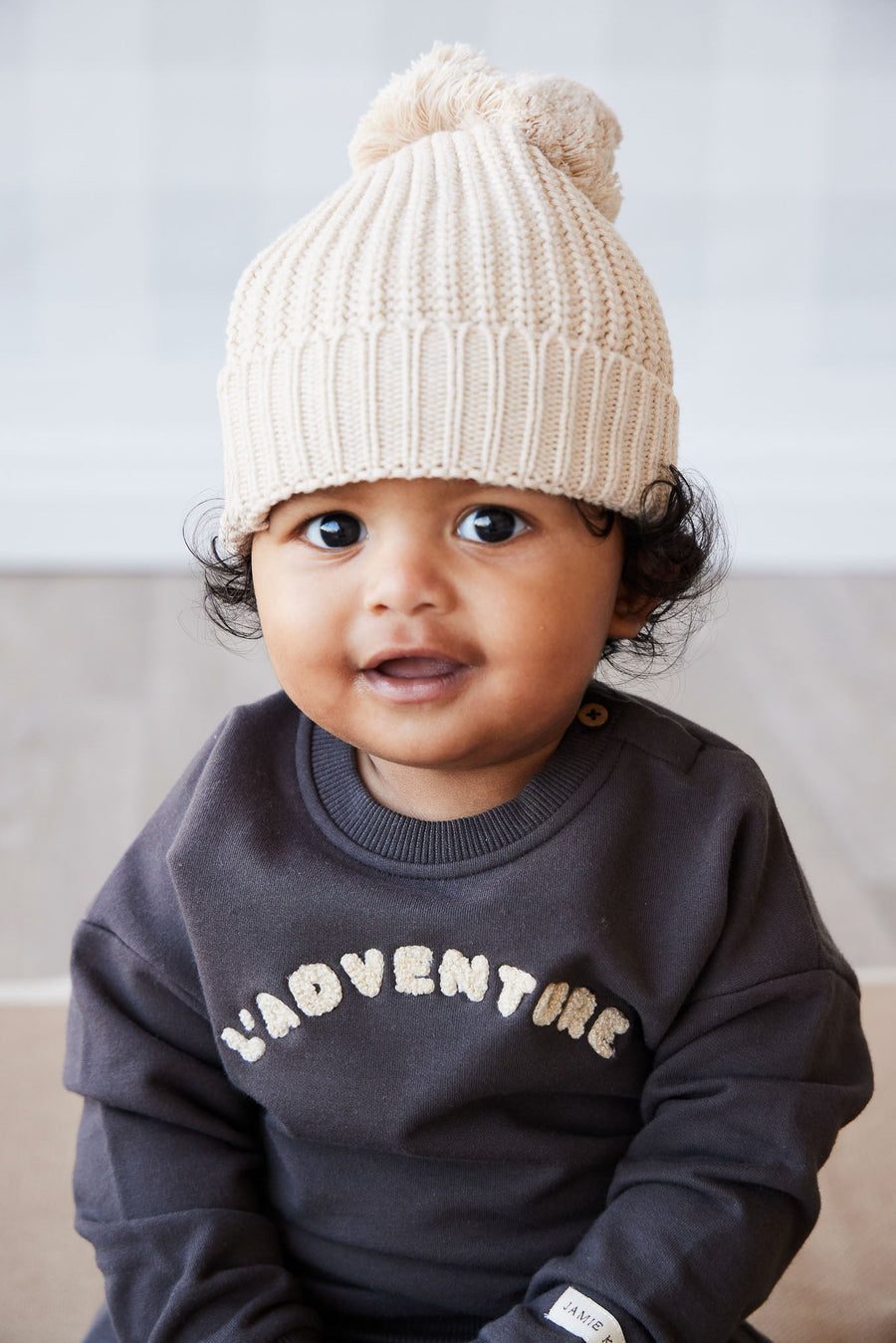 Organic Cotton Damien Sweatshirt - Kalamata L' Adventure Childrens Top from Jamie Kay Australia