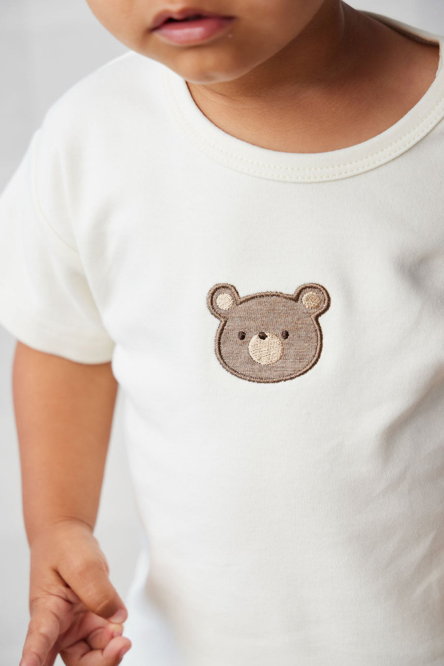 Pima Cotton Hunter Tee - Cloud Bear Childrens Top from Jamie Kay Australia