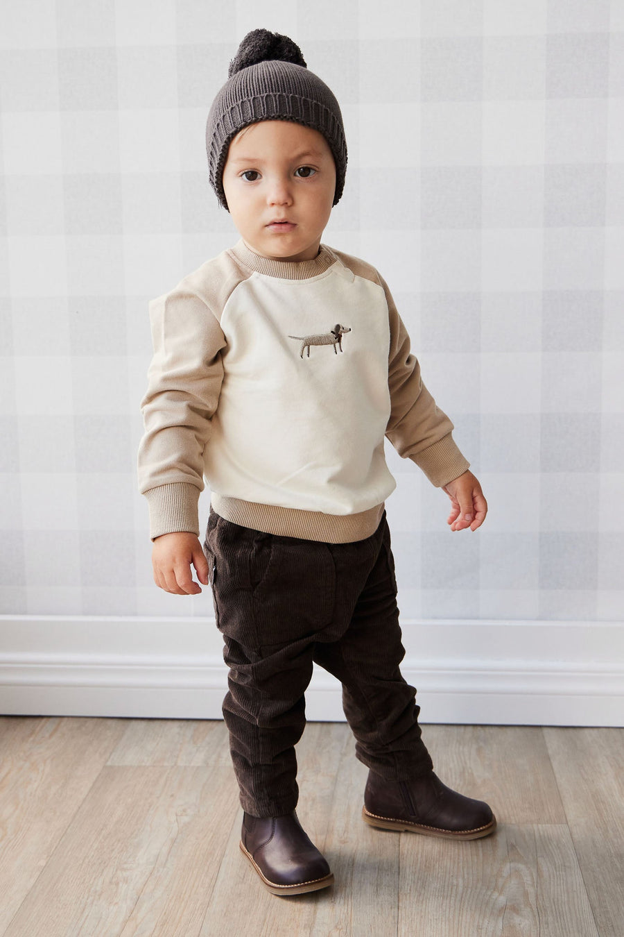 Cillian Cord Pant - Wolf Childrens Pant from Jamie Kay Australia