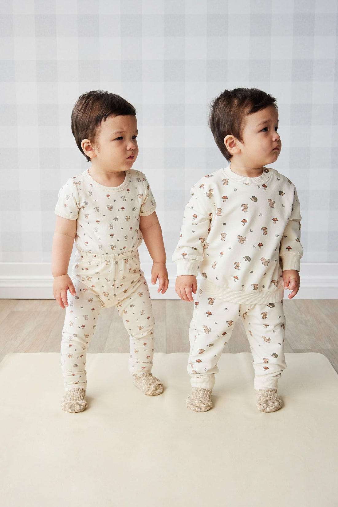 Organic Cotton Everyday Legging - Woodland Friends Childrens Legging from Jamie Kay Australia