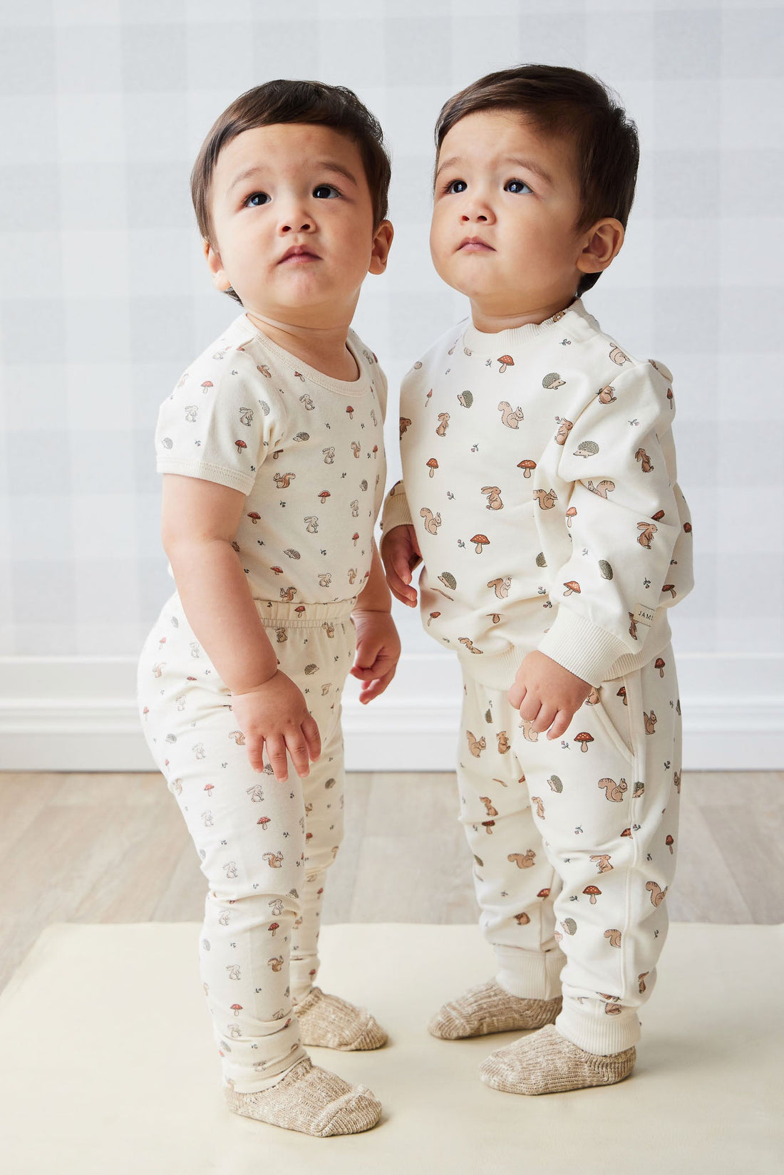 Organic Cotton Everyday Legging - Woodland Friends Childrens Legging from Jamie Kay Australia