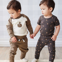 Organic Cotton Tao Sweatshirt - Oak Fox Childrens Top from Jamie Kay Australia