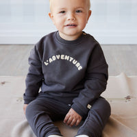 Organic Cotton Damien Sweatshirt - Kalamata L' Adventure Childrens Top from Jamie Kay Australia