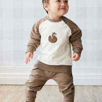 Organic Cotton Tao Sweatshirt - Oak Fox Childrens Top from Jamie Kay Australia