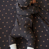 Organic Cotton Reese Zip Onepiece - Fox Cubs Wolf Childrens Onepiece from Jamie Kay Australia