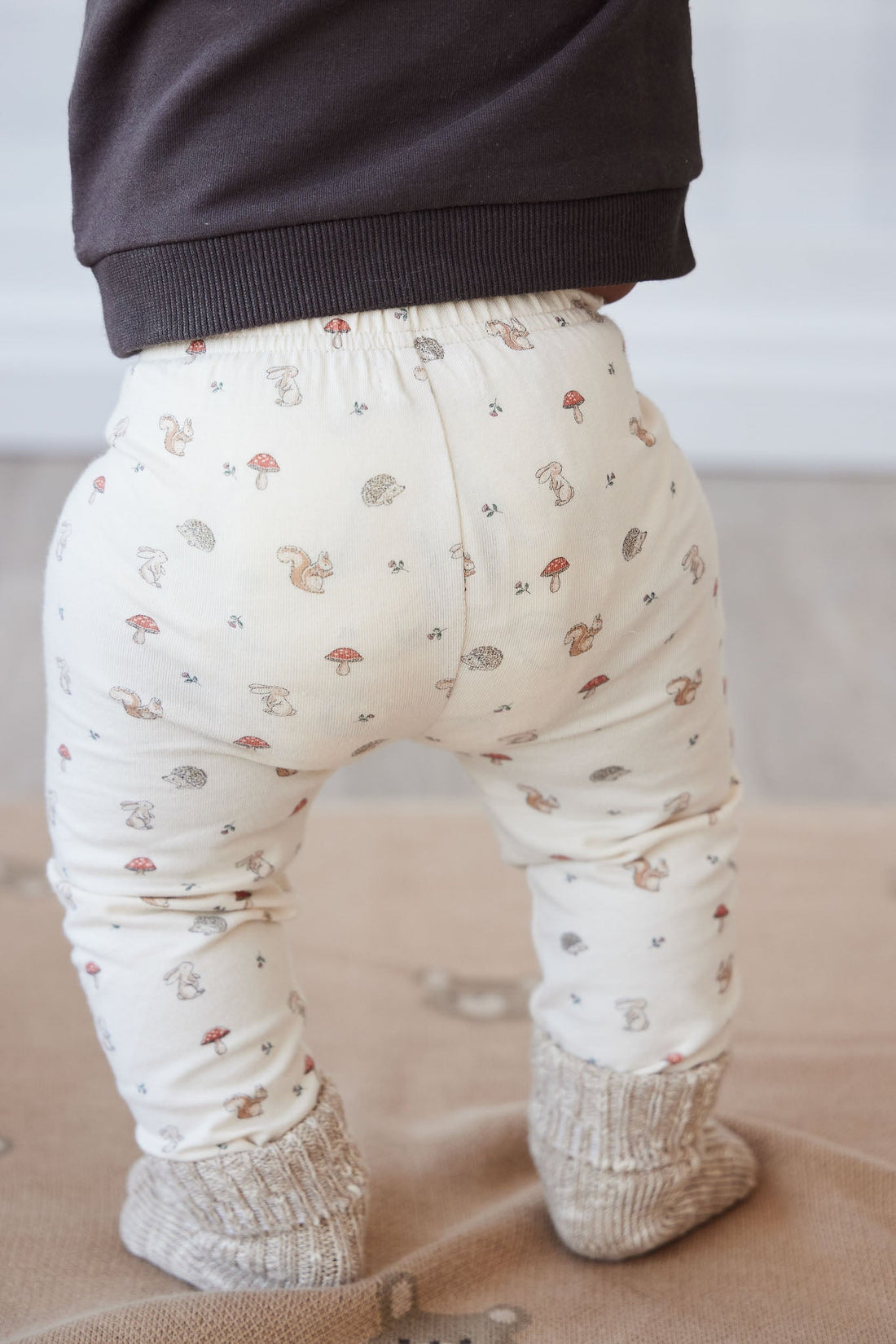 Organic Cotton Everyday Legging - Woodland Friends Childrens Legging from Jamie Kay Australia