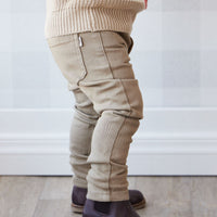 Austin Cotton Twill Pant - Oak Childrens Pant from Jamie Kay Australia