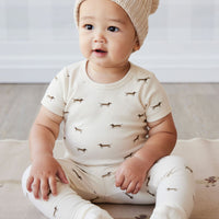 Organic Cotton Everyday Legging - Woodland Friends Childrens Legging from Jamie Kay Australia