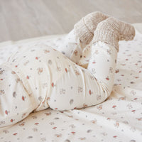 Organic Cotton Wrap Blanket - Woodland Friends Childrens Blanket from Jamie Kay Australia