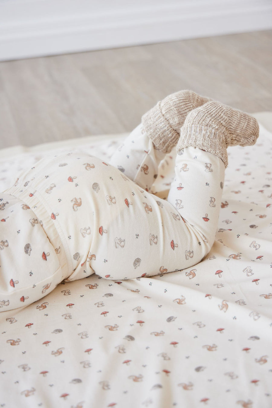 Organic Cotton Wrap Blanket - Woodland Friends Childrens Blanket from Jamie Kay Australia