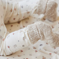 Organic Cotton Everyday Legging - Woodland Friends Childrens Legging from Jamie Kay Australia