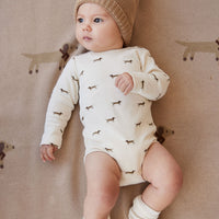 Classic Rib Sock - Cloud Childrens Socks from Jamie Kay Australia