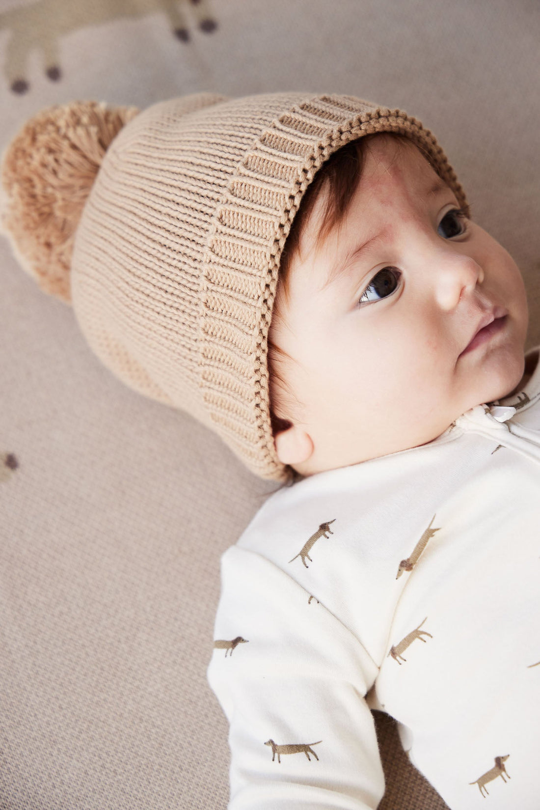 Organic Cotton Reese Zip Onepiece - Cosy Basil Cloud Childrens Onepiece from Jamie Kay Australia