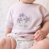 Pima Cotton Mimi Top - Luna Meadow Flowers Childrens Top from Jamie Kay Australia