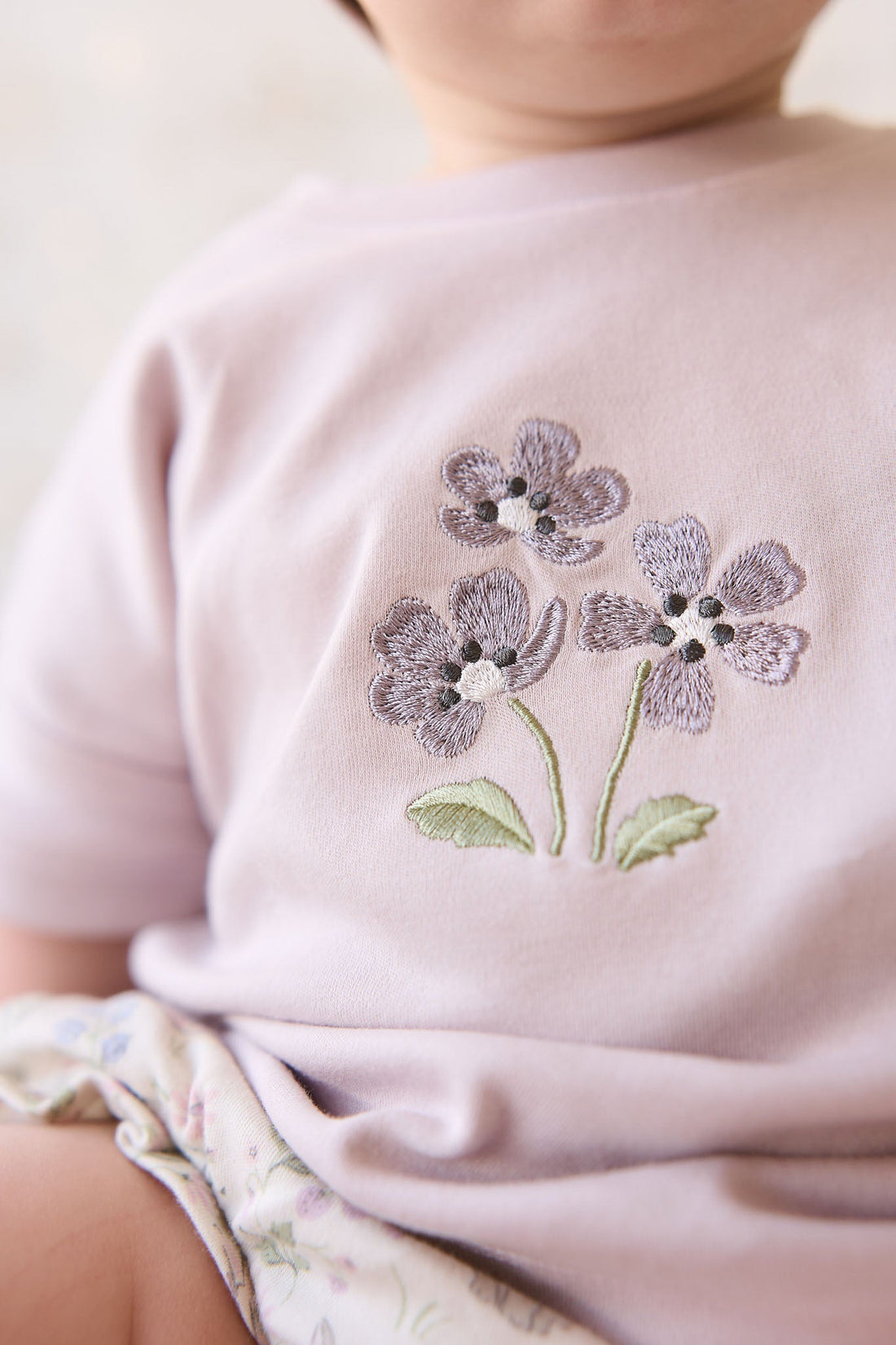 Pima Cotton Mimi Top - Luna Meadow Flowers Childrens Top from Jamie Kay Australia