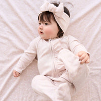 Organic Cotton Melanie Onepiece - Addie Lilac Childrens Onepiece from Jamie Kay Australia