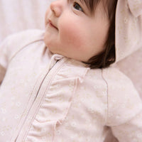 Organic Cotton Melanie Onepiece - Addie Lilac Childrens Onepiece from Jamie Kay Australia